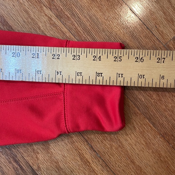 Therma-Fit Nike Size Large Red and Gray Hoodie Sweatshirt Kangaroo Pocket - Picture 5 of 13